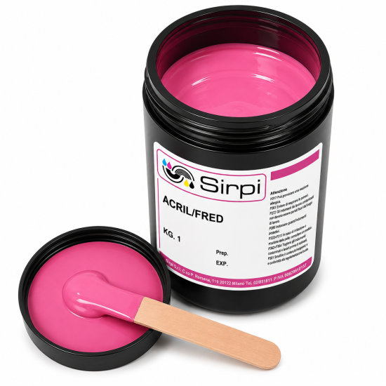 Inchiostro Rosa per Serigrafia su T-Shirt – 500gr/1Kg